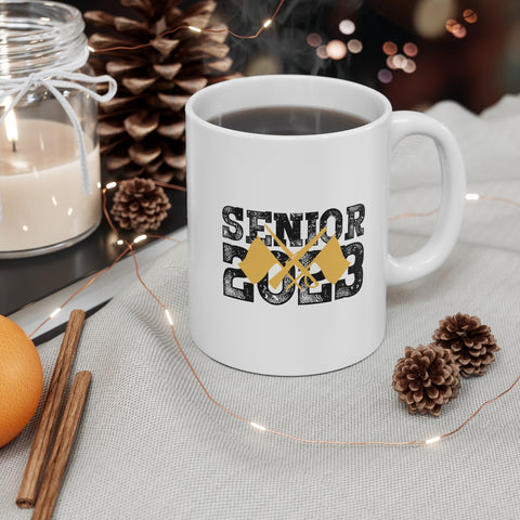 Senior 2023 - Black Lettering - Color Guard 2 - 11oz White Mug