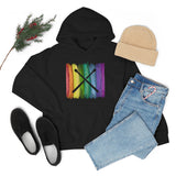 Vintage Rainbow Paint - Drumsticks - Hoodie