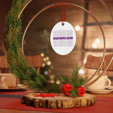 Marching Band - Retro - Purple - Metal Ornament