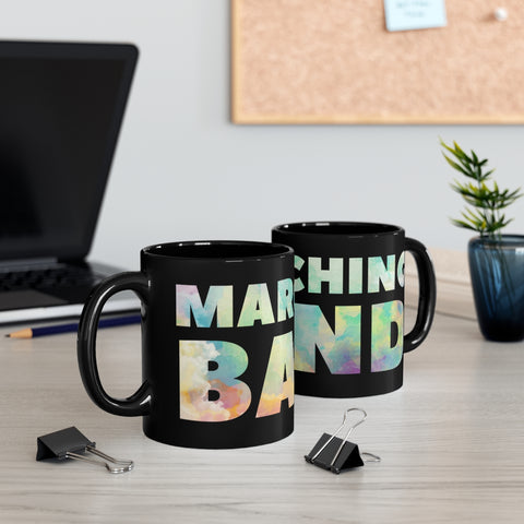 Marching Band - Pastel 2 - 11oz Black Mug