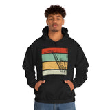 Vintage Grunge Lines - Alto Sax - Hoodie