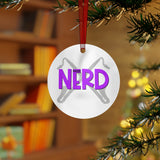 Band Nerd - Bass Clarinet - Metal Ornament