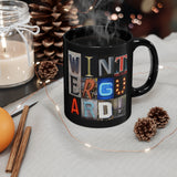 Winter Guard - Artsy Alphabet - 11oz Black Mug