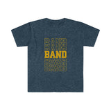 Band - Retro - Gold - Unisex Softstyle T-Shirt