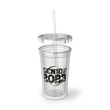 Senior 2023 - Black Lettering - Bass Drum - Suave Acrylic Cup