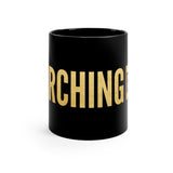 Marching Band - Gold - 11oz Black Mug