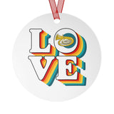 LOVE - Tuba - Metal Ornament