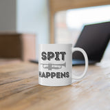 Spit Happens - Trumpet - 11oz White Mug