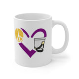 Peace, Love, Shako - 11oz White Mug