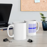 Marching Band - Blue Retro - 11oz White Mug