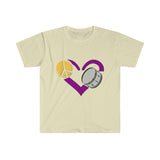 Peace, Love, Bass Drum - Unisex Softstyle T-Shirt