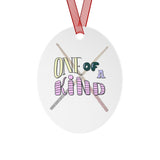 One Of A Kind - Drumsticks - Metal Ornament