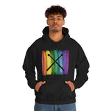 Vintage Rainbow Paint - Drumsticks - Hoodie