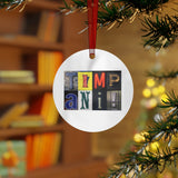 Timpani - Artsy Alphabet - Metal Ornament