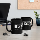 Band Dad - Shako 2 - 11oz Black Mug