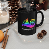 Unapologetically Me - Rainbow - French Horn - 11oz Black Mug