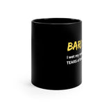 Bari Sax - Tears - 11oz Black Mug