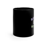 Plays Well With Others - Snare Drum - 11oz Black Mug