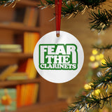 Fear The Clarinets - Green - Metal Ornament