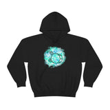 Vintage Turquoise Cloud - Bass Drum - Hoodie