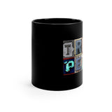 Trumpet - Artsy Alphabet - 11oz Black Mug