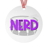 Band Nerd - Snare - Metal Ornament