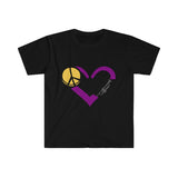 Peace, Love, Trumpet - Unisex Softstyle T-Shirt