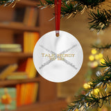 Talk Nerdy To Me - Flute - Metal Ornament