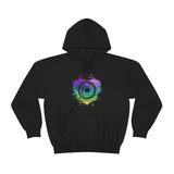 Vintage Rainbow Cloud Heart - Snare Drum - Hoodie