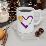 Peace, Love, Trumpet - 11oz White Mug