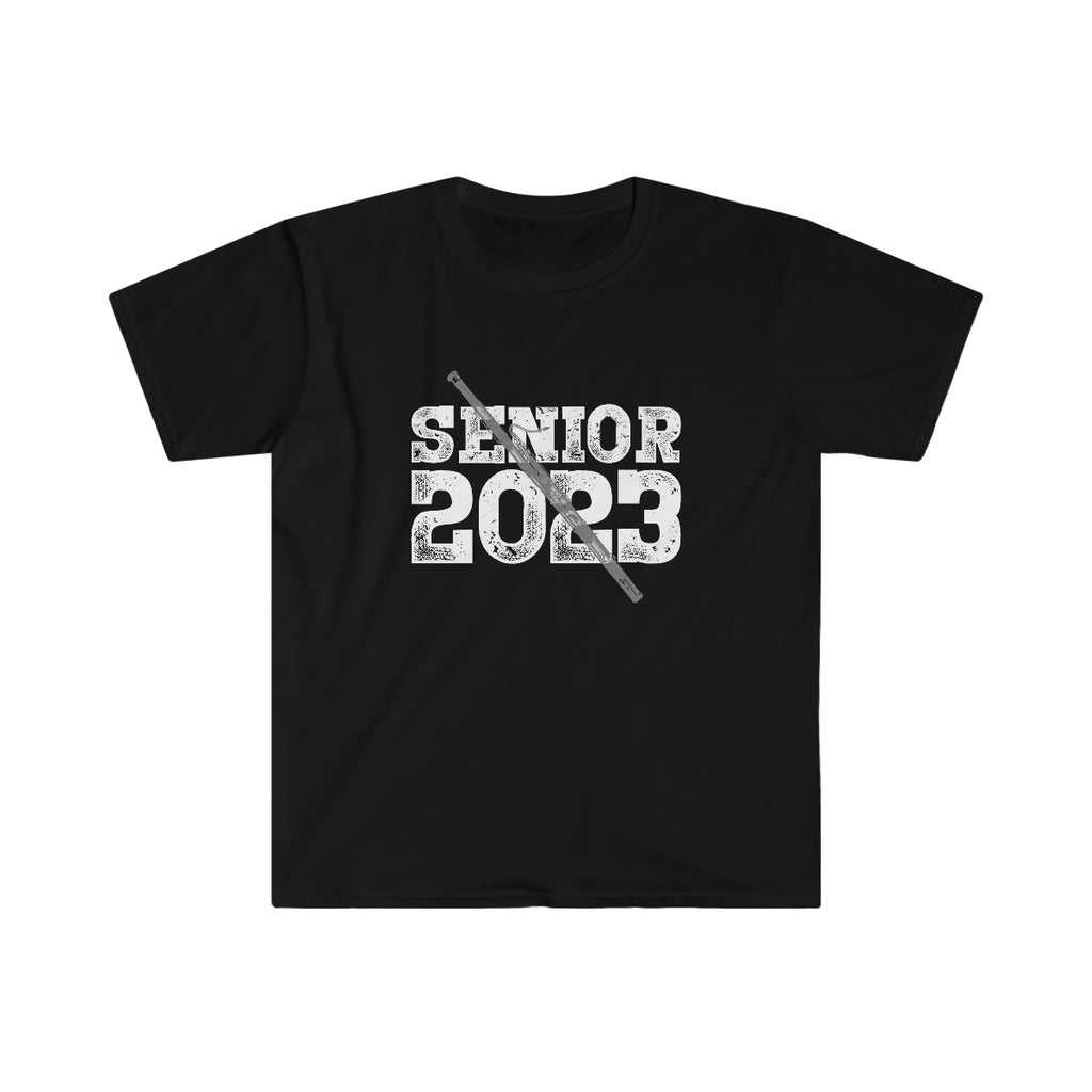 Senior 2023 - White Lettering - Bassoon - Unisex Softstyle T-Shirt