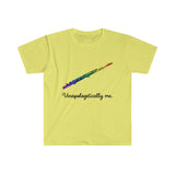 Unapologetically Me - Rainbow - Flute - Unisex Softstyle T-Shirt