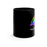 Unapologetically Me - Rainbow - French Horn - 11oz Black Mug