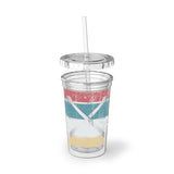 Vintage Grunge Lines 2 - Drumsticks - Suave Acrylic Cup