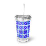 Vintage Blue Cloud - Drumsticks - Suave Acrylic Cup - Pattern