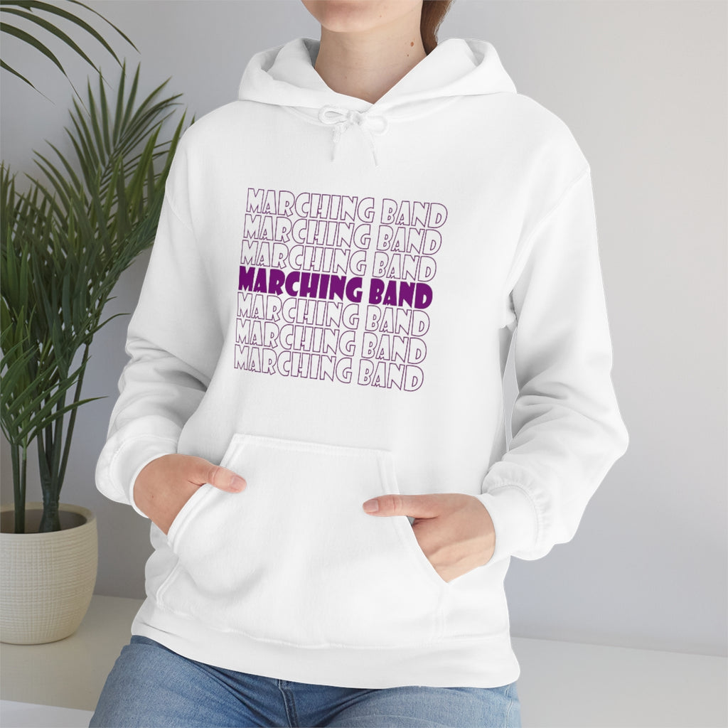 Marching Band - Retro - Purple - Hoodie