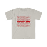 Marching Band - Retro - Red - Unisex Softstyle T-Shirt