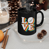 LOVE - Trumpet - 11oz Black Mug