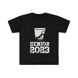 Senior 2023 - White Lettering - Shako - Unisex Softstyle T-Shirt