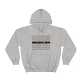 Marching Band - Retro - Maroon - Hoodie