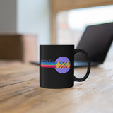 Marching Band - Retro - Color Guard - 11oz Black Mug