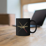 Talk Nerdy To Me - Drumsticks - 11oz Black Mug