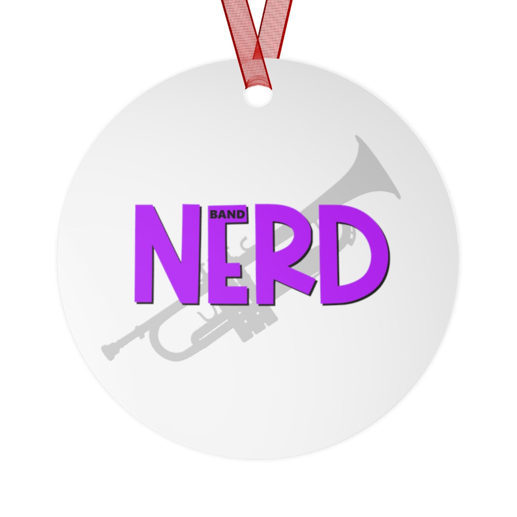 Band Nerd - Trumpet - Metal Ornament