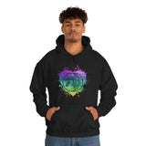 Vintage Rainbow Cloud Heart - Cymbals - Hoodie