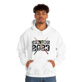 Senior 2023 - Black Lettering - Drumsticks - Hoodie