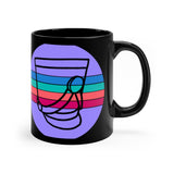 Marching Band - Retro 2 - 11oz Black Mug