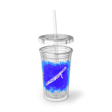 Vintage Blue Cloud - Bassoon - Suave Acrylic Cup