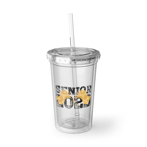 Senior 2023 - Black Lettering - Color Guard - Suave Acrylic Cup