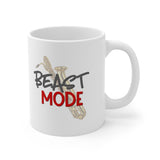 Beast Mode - Bari Sax - 11oz White Mug