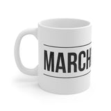 Marching Band - Black Banner - 11oz White Mug